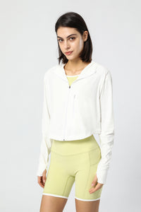 Women's Hooded Zipper perfermance Jackets