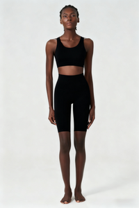 Women's plus size nude sportswear two-piece pants