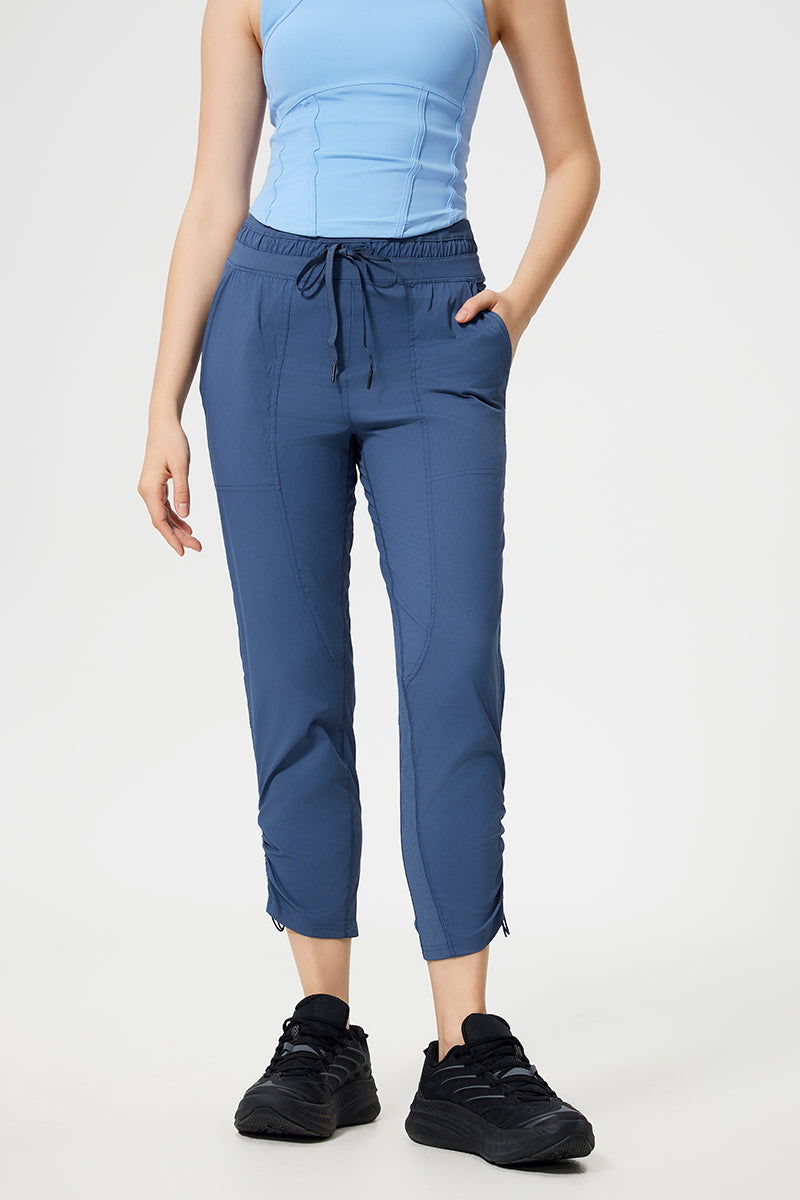 Women Straight Light Breathable Ice Feeling Slim Running Fitness Casual Sweatpants