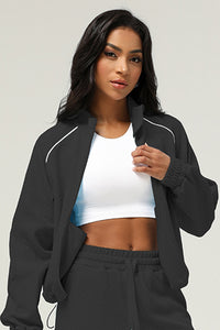 Women Sports Casual Stand Collar Jacket