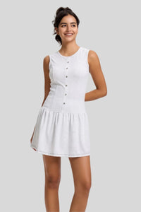 Striped quick-drying tennis sports dress