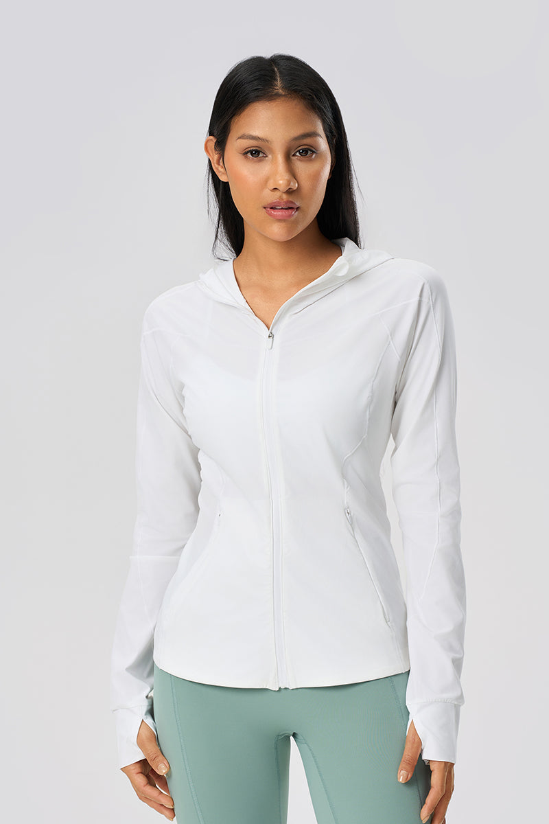 Women Upf50+ Ice-Touch Uv-Blocking Lightweight Outdoor Sunscreen Jacket