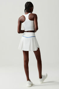Women Stretch Tennis Set Removable Padding Sports Outfit