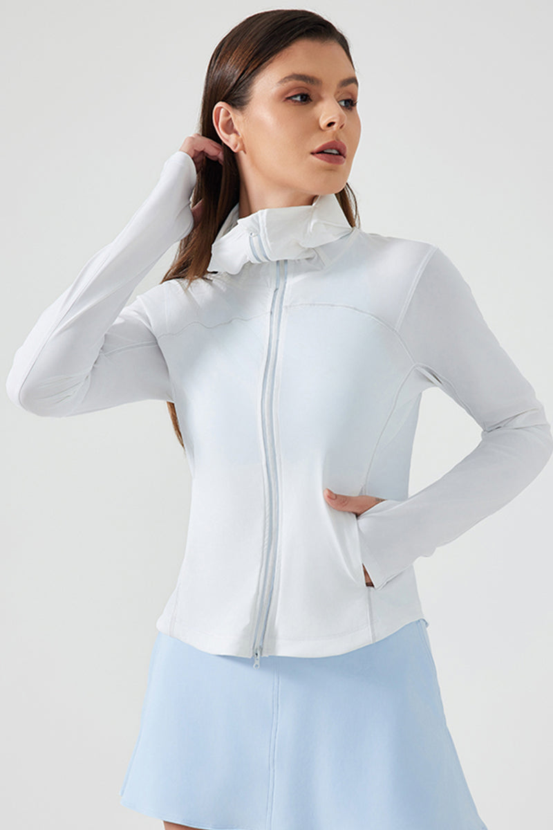 Women Hooded Face-Covering Uv Protection Cooling Quick-Dry Breathable Outdoor Sunscreen Jacket