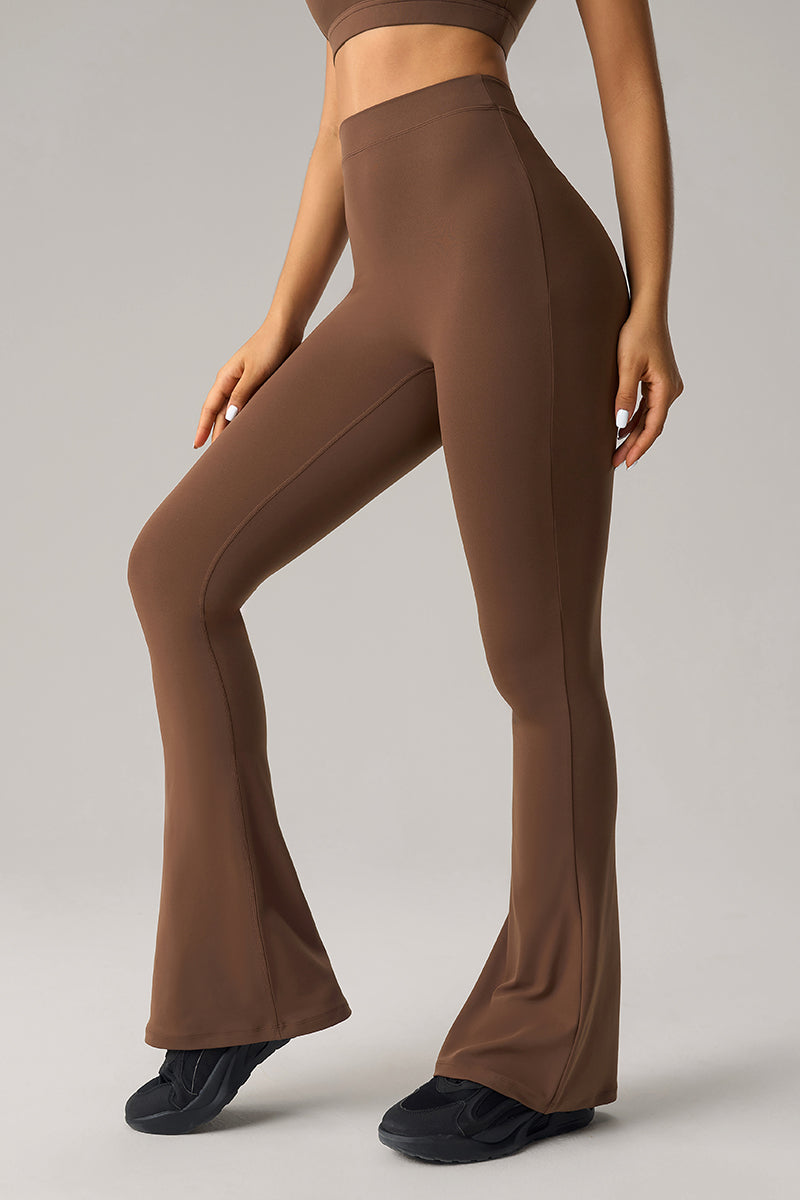 Women High-Waisted Elastic Butt-Lifting Tummy-Control Naked Sensation Yoga Leggings