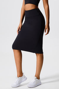 Women High Waist Outer Wear Slim Hundred Slimming Casual Sports Half-Body Skirt
