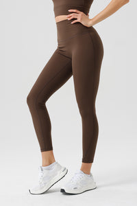 Women Eco-Friendly Nylon Original Yarn Nude High Waist Stretch Sports Fitness Yoga Leggings