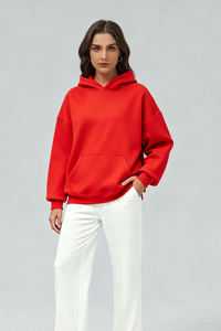 Unisex Oversize Heavyweight Fleece Retro Hoodie
