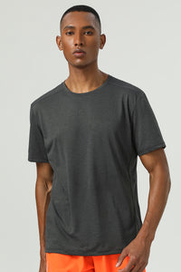 Men Custom Breathable Quick-Dry Round Neck Lightweight Outdoor Cycling Sports Short Sleeve T-Shirt