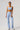 U-shaped back sports bra + micro flared pants 2-piece set