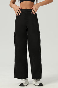 Women Loose Straight Leg Workout Jogger Pants