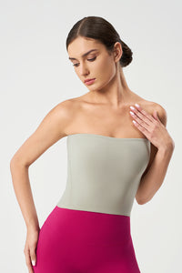 Women Backless Strapless Quick-Dry Sporty Contour Yoga Tank Top