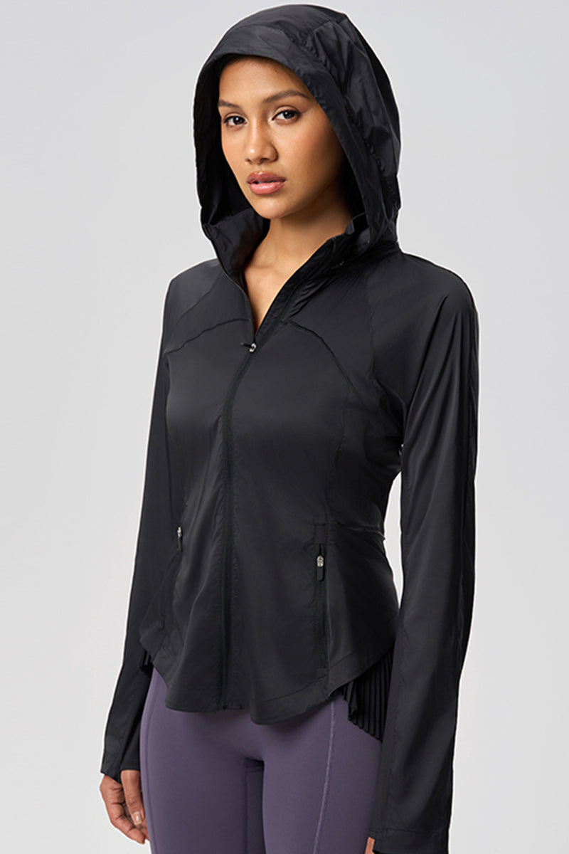 Women Outdoor Uv Protection Upf50+ Slimming Breathable Long Sleeve Sun Protection Jacket