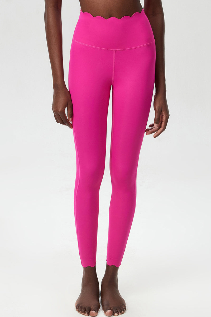 Women Plus-Size Wave High-Waisted Quick-Dry Sculpting Yoga Leggings