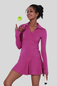 Polo collar quick-dry tennis golf sports dress