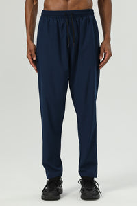 Men 4-Way Stretch Quick-Drying Breathable Water-Resistant Reflective Straight Leg Cropped Sports Pants
