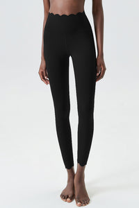Women Plus-Size Wave High-Waisted Quick-Dry Sculpting Yoga Leggings