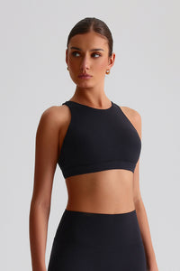 Women Cross Back Naked-Feel Quick-Dry Yoga Sports Bra