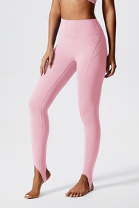 Women Eco-Friendly Fabric Foot-Stepping Model Buttocks Lifting And Shaping Yoga Fitness Running Exercise Leggings