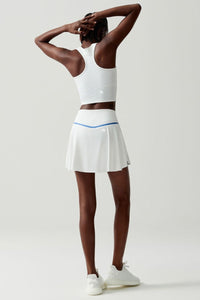 Women Stretch Tennis Set Removable Padding Sports Outfit