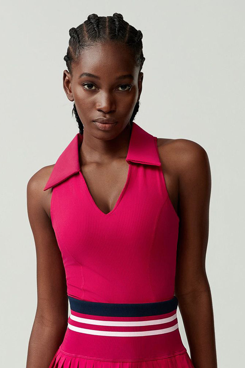 Women Slim Waist V-Neck Yoga Running Sports Vest