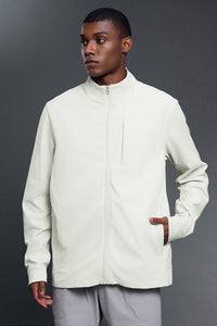Men Stylish Stand Collar Windproof Loose Casual Jacket
