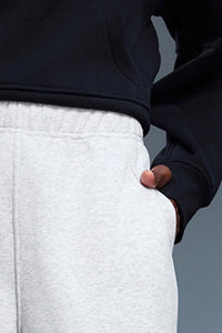 Women Loose Straight Leg Fleece-Lined Drawstring Casual Sport Pants