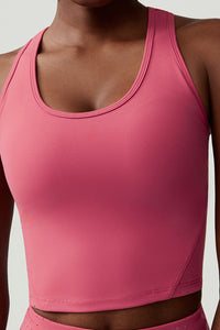 Women Stretch Tennis Set Removable Padding Sports Outfit