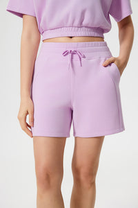 Women Loose Elastic Waist Moisture Wicking Commuter Fitness Running Sports Casual Yoga Shorts