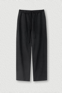 Solid Color Straight Leg Pants