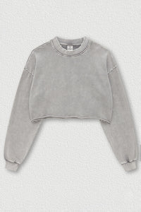 Women's Cropped Long Sleeve T-Shirt
