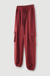 Fleece-Lined Cargo Joggers