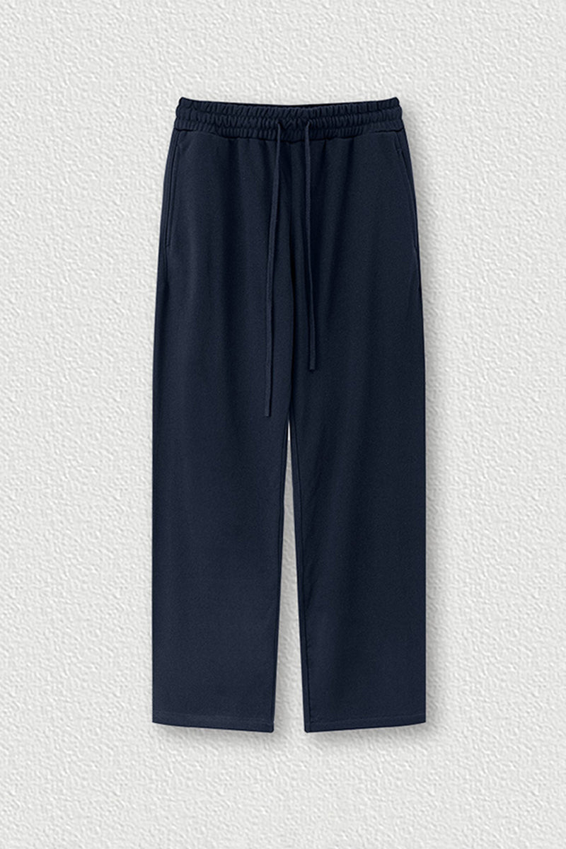 Solid Color Straight Leg Pants