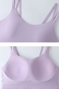 High Support Straps Back Sports Bra