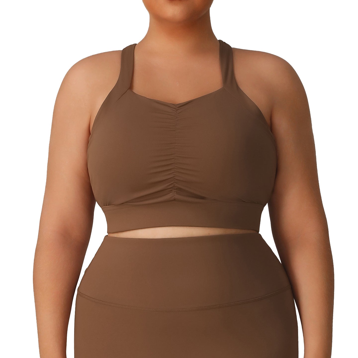 Large size shockproof high intensity training with chest pad yoga wear sports vest