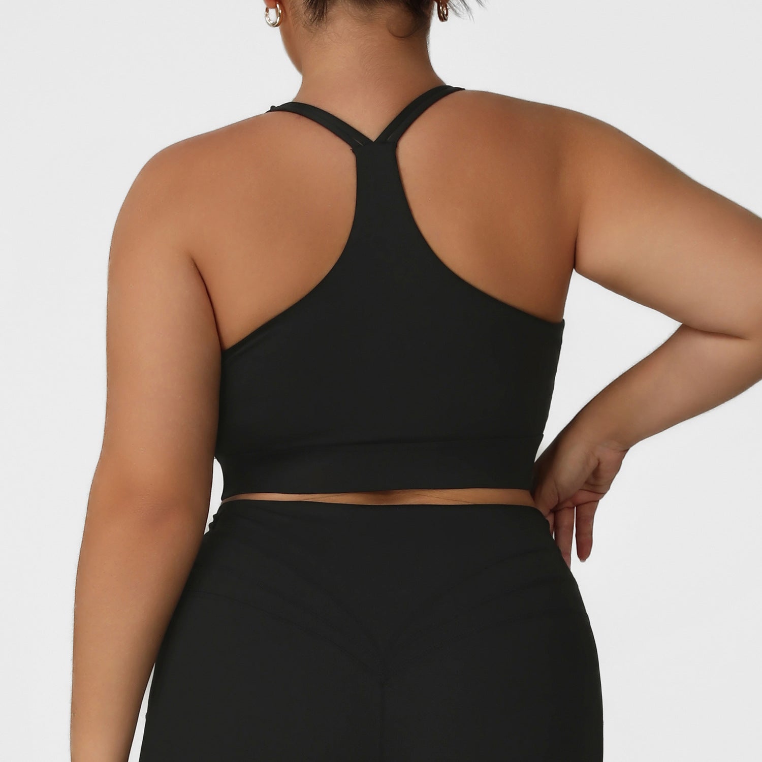 Large size shockproof high intensity training with chest pad yoga wear sports vest