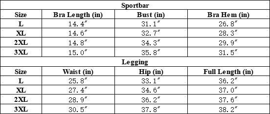 Plus Women's Butter-Soft Sports Bra & Pocket Yoga Leggings Two-Piece Set