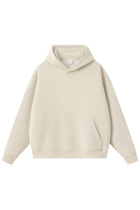 Men Heavyweight Cotton-Blend Hooded Sweatshirt