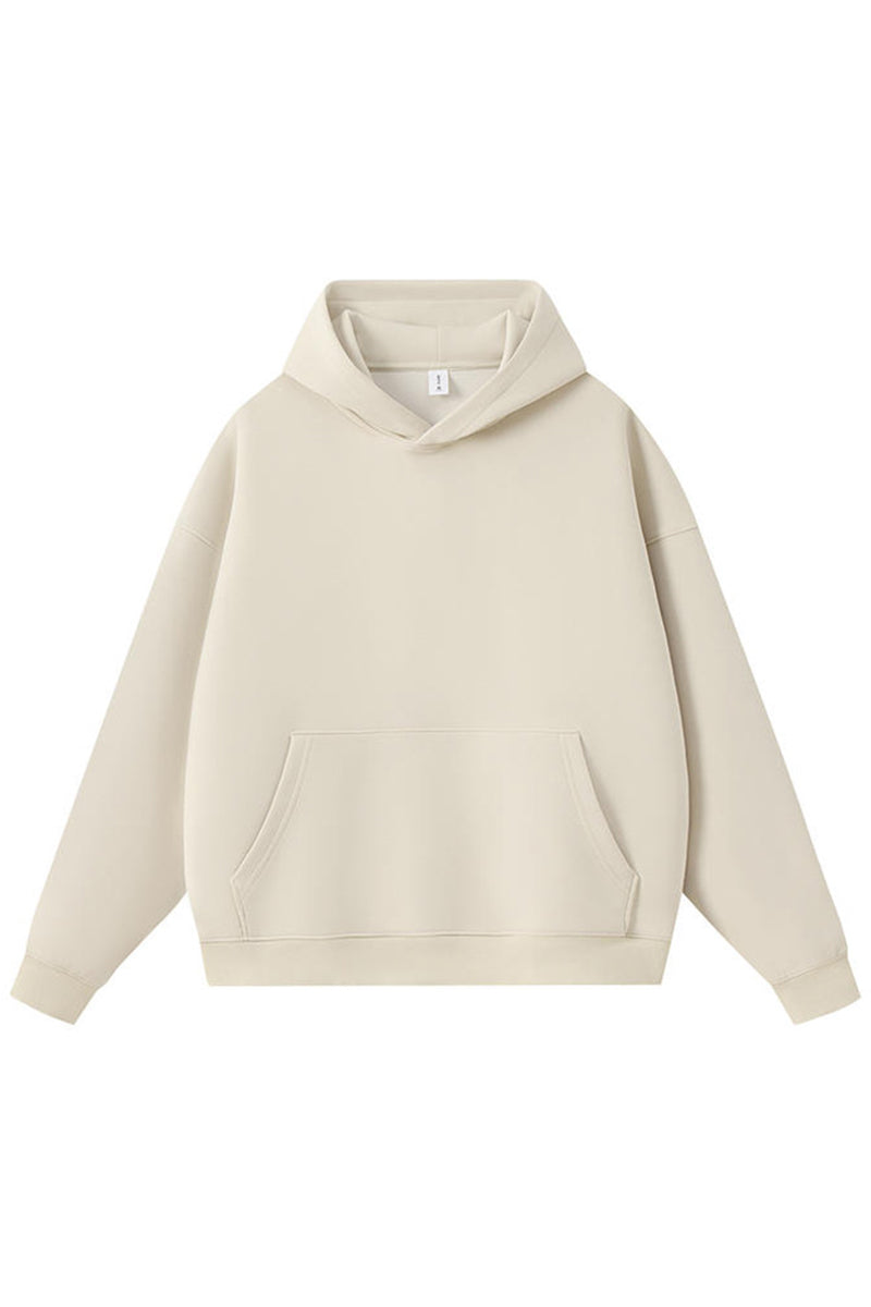 Men Heavyweight Cotton-Blend Hooded Sweatshirt