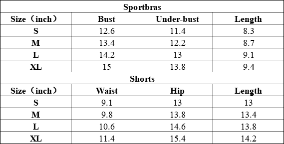 Women’s Sports 2-Piece Set: Triangle Cup Bra & Sports Shorts