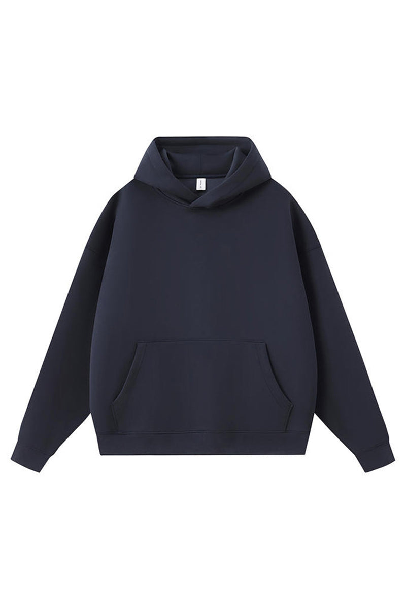 Men Heavyweight Cotton-Blend Hooded Sweatshirt