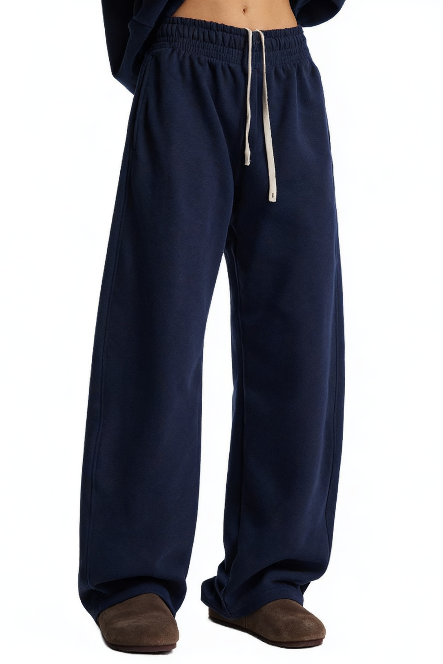 Unisex Thermal Fleece Drawstring Casual Jogger Pants