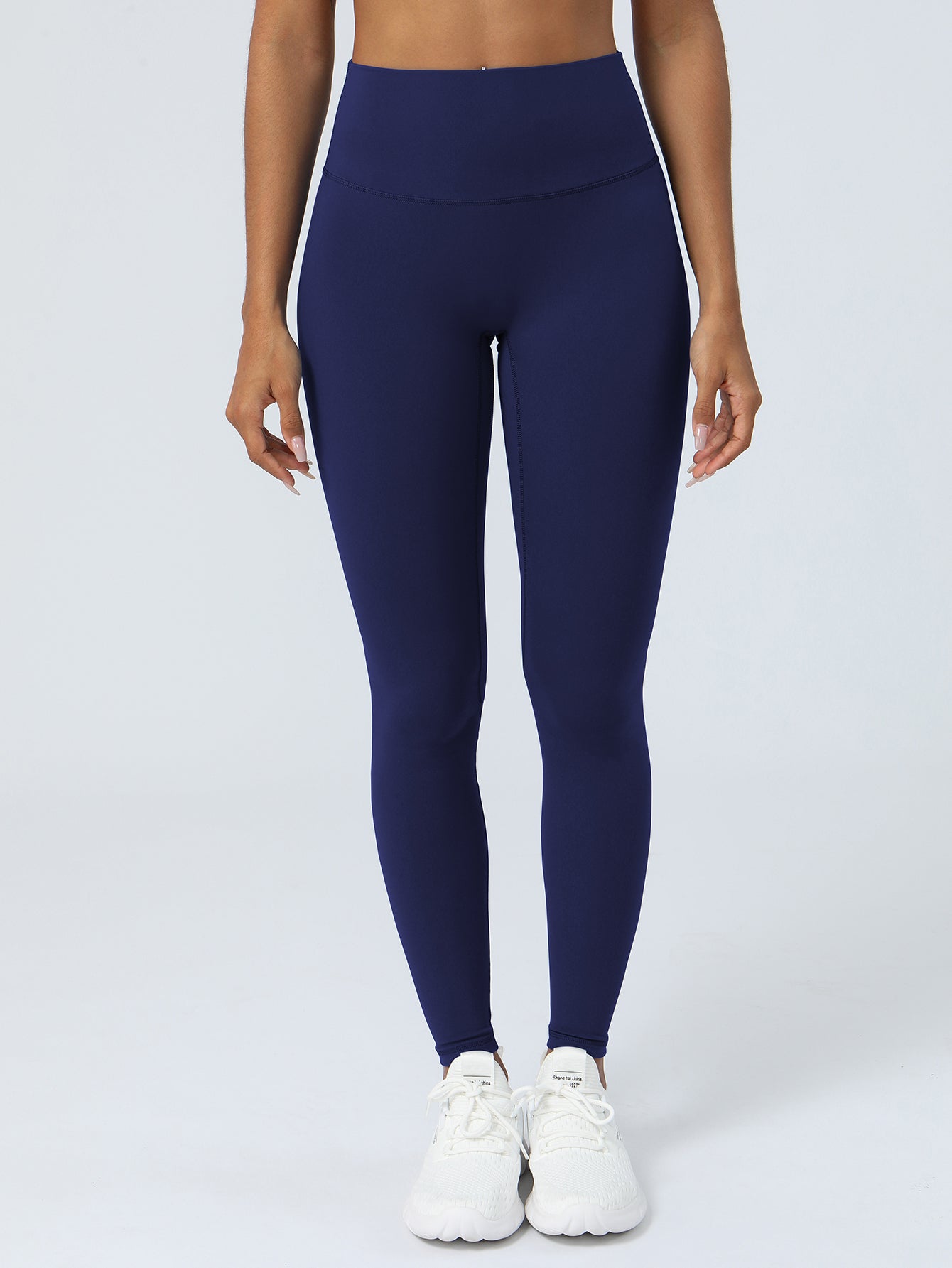 Women's High Waist Peach Buttock Lifting Pilates Yoga Fitness Elastic Sports Leggings Colanti