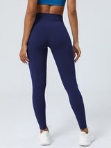 Women's High Waist Peach Buttock Lifting Pilates Yoga Fitness Elastic Sports Leggings Colanti