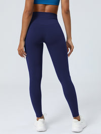 Women's High Waist Peach Buttock Lifting Pilates Yoga Fitness Elastic Sports Leggings Colanti