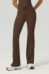 Women Butt-Lifting High-Waisted Elastic Quick-Dry Yoga Flared Pants With T-Sculpt