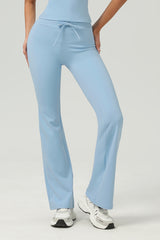 Women Butt-Lifting High-Waisted Elastic Quick-Dry Yoga Flared Pants With T-Sculpt