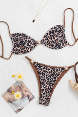 Women's Sexy Halterneck Triangle Cup Tie Bikini