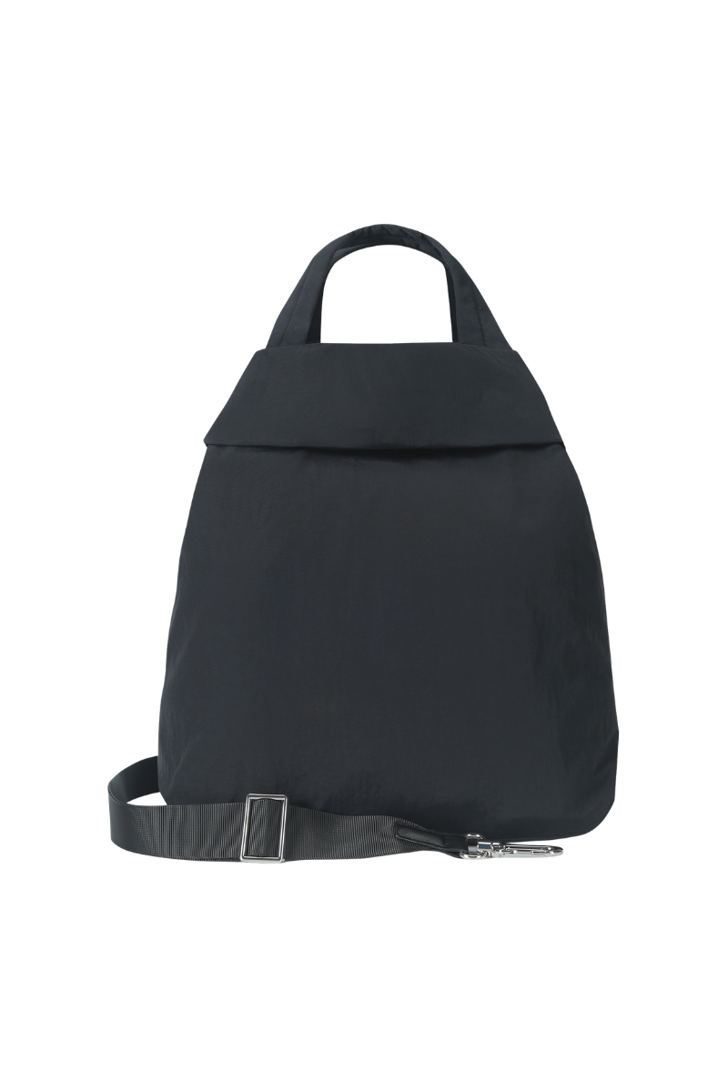 Unisex Nylon Water-Resistant Tote Bag with Adjustable Shoulder Strap