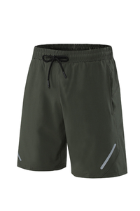 Men's Casual Quick Dry Reflective Stripes Sports Shorts
